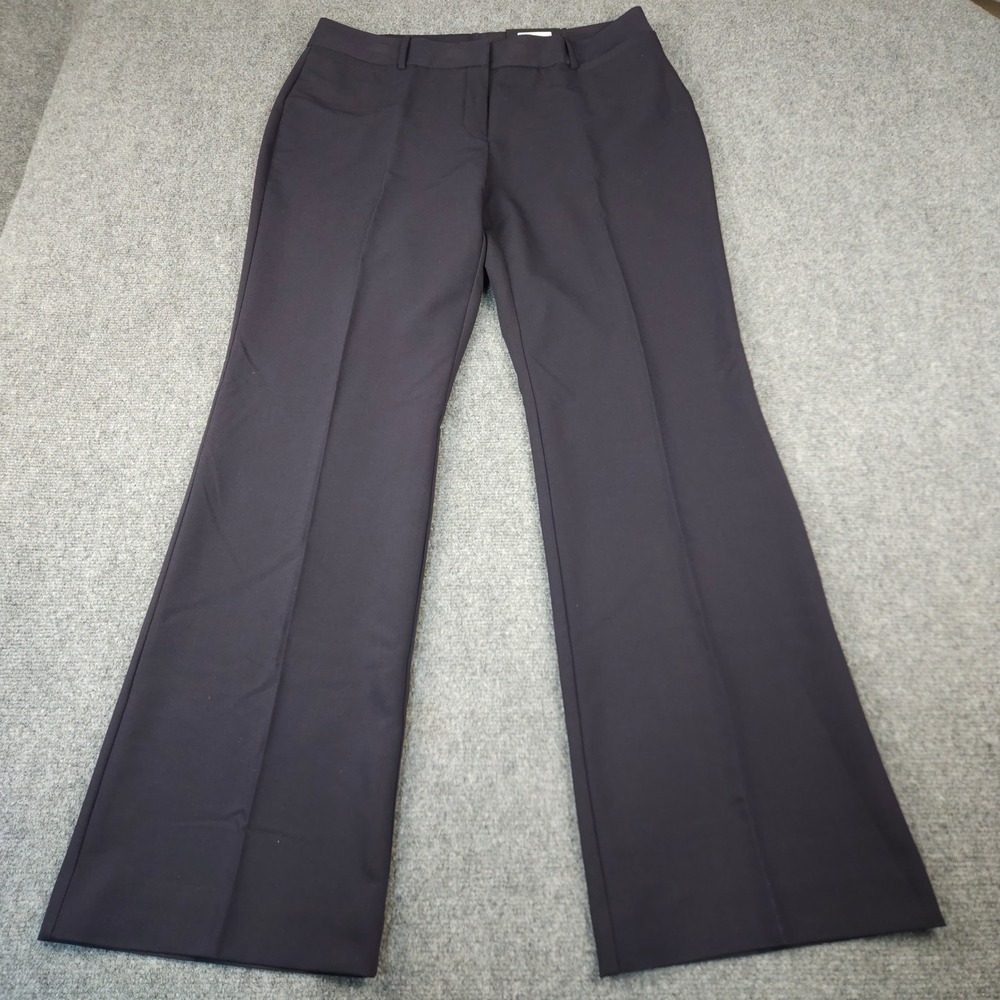Worthington Curvy Fit Trouser Pants Navy Blue Size 12NWT Dress Pant Professional
